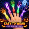 Halloween Finger Projector Lights, 36PCS LED Party Favors for Kids,