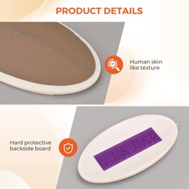 SimCoach Phlebotomy and Venipuncture Practice Kit, Wearable IV Practice Kit with Needles, IV Injection/Insertion Practice Kit for Medical Students, Brown