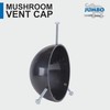 JUMBO 3 inch/4 inch ABS Mushroom Vent Cap