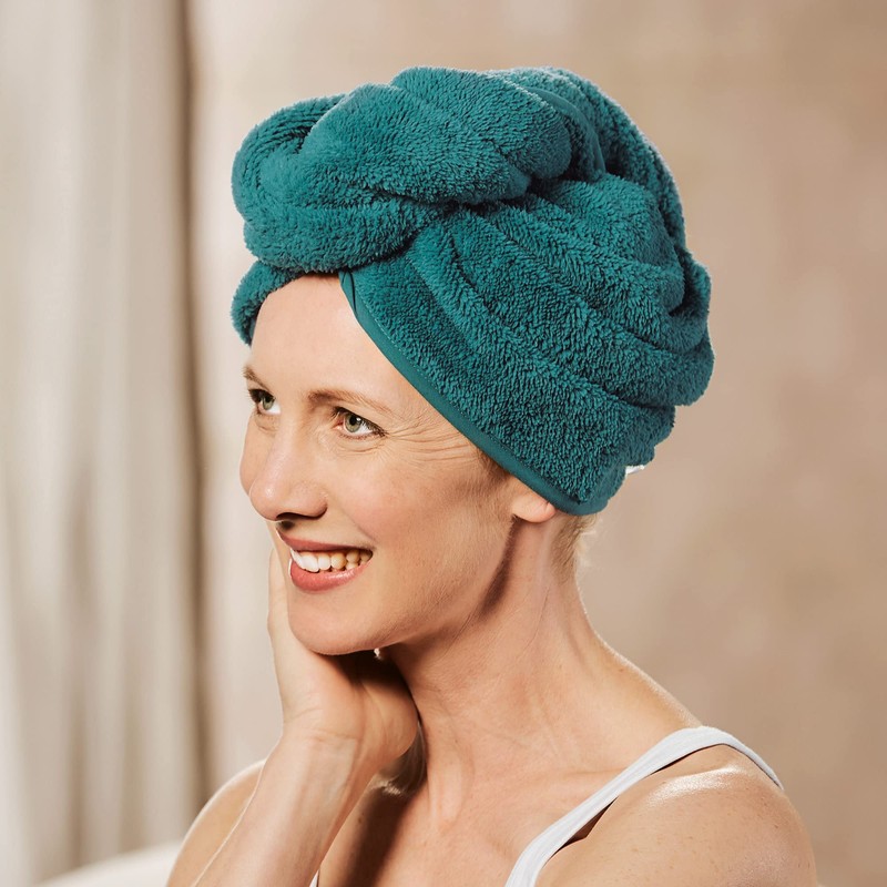 Erwin Müller Turban Microfibre Petrol 28 x 70 cm Pack