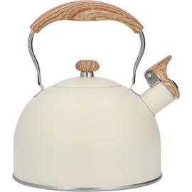 Zarmanuae Whistling Kettle, Stainless Steel Tea Kettle 2.5 L, Whistling Teapot, Ergonomic Handle Teapot, Suitable for Induction and Gas