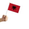 10 PCS Albania Handheld Small Flag, Albanians Hand held Mini