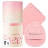 Makeheal Tinted Sheer Stick 6g + Finger Puff Set, 01 Sheer Blossom, 6 Pieces / 메이크힐 틴티드 쉬어 스틱 6g + 핑거 퍼프 세트, 01 쉬어 블라썸, 6개