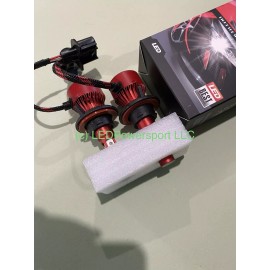 FT H13 9008 POWERSPORT LED Headlight Conversion Kit Bulbs Crisp White Pair