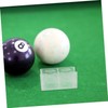WHAMVOX 5pcs Transparent Pool Chalk Holder Lightweight Case for Billiards