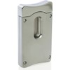 Caseti Caseti Wedge V Cigar Cutter-Satin Chrome, Silver