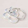 Flower Ring Smartphone Ring Aurora x Cloud SAR0100-SV (Silver) (For