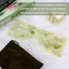 VEGCOO Maschera per gli occhi in giada, da donna, maschera