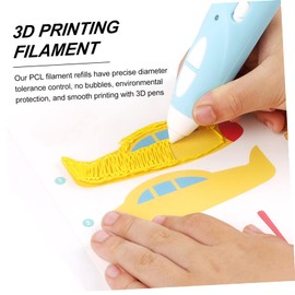 KICHOUSE 20pcs 1.75mm 3D Pen Filament Printing Materials High Temperature Filament Refills 20 Color Assortment Compatible 3D Printing Pens