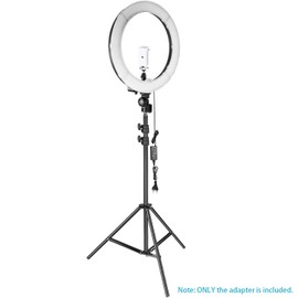 Neewer Photography AC 220V to DC 15V Power Supply with Power Cord 5A Output Power Supply for Photo Studio Ring Light (Black)