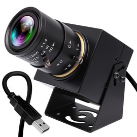 ELP 90fps Global Shutter USB Camera Close Up High Speed USB Camera 2.8-12mm 4x Manual Zoom with Varifocal Lens 1200P Goft Swing Camera Plug and Play for Laptop Raspberry Pi Mac OS Jetson Nano