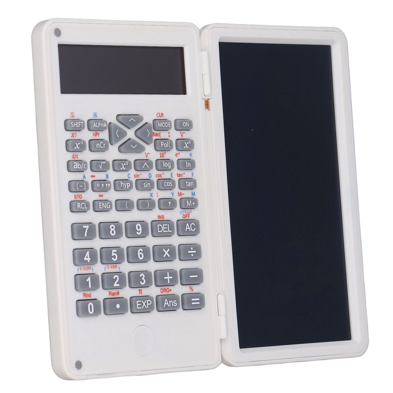 Scientific Calculator Multifunctional Function Calculator with Erasable Writing Board for