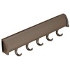 Belt Rack by Hafele, Synergy collection (Matt nickel, 5 Hook,
