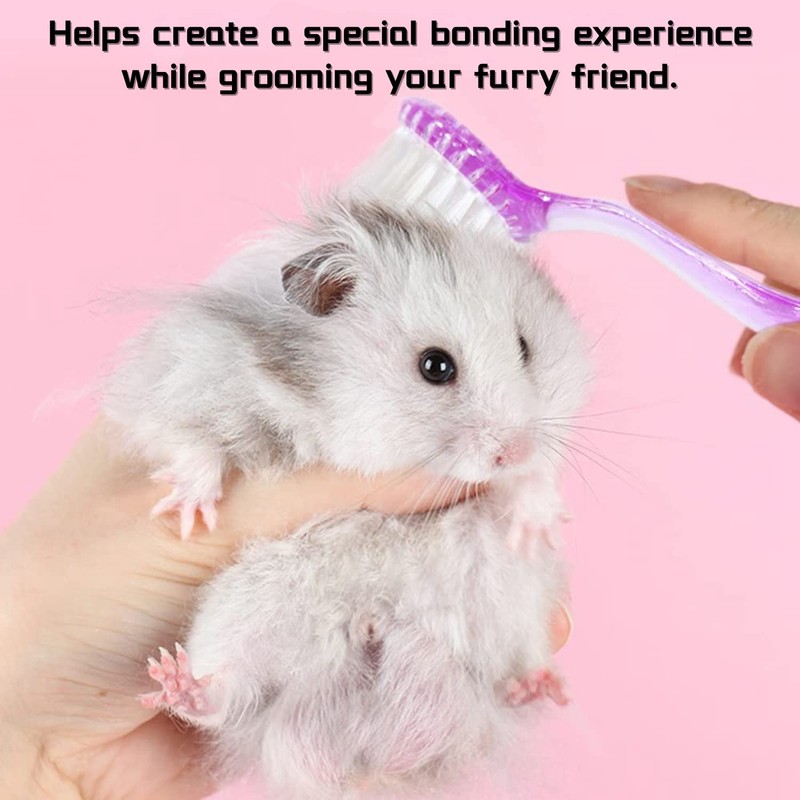 WCDJOMOP 3 Pack Small Animal Grooming Brush - Hair Brush