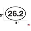 Rogue River Tactical 4 Pack 26.2 Marathon Running Sticker Bumper