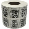 Roll of 1000 Marquee 50/50 Tickets in Black/White