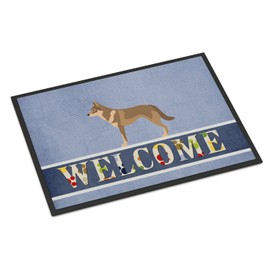Caroline's Treasures BB8335JMAT Czechoslovakian Wolfdog Indoor or Outdoor Mat 24x36, 24H X 36W, Multicolor