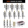 Kolvoii 14 PCS TCT Hole Saw Kit for Hard Metal,