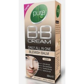 Pure Daily all in one Blemish Balm BB Cream Light 30ml - packed by Black Nore Gifts