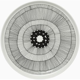 MARIMEKKO - Siirtolapuutarha Oiva Stoneware Dinner Plate, 10-Inch