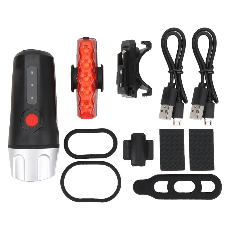 Bike Lights Front and Back 300lm USB Rechargeable LED Mountain