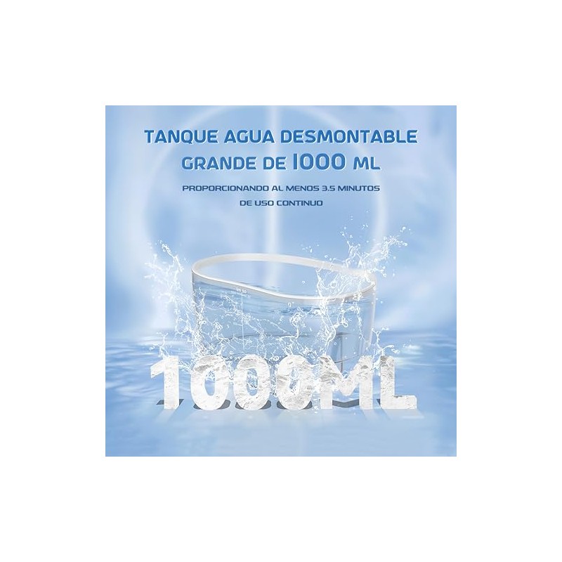 Irrigador Bucal, Water Flosser con Tanque de 1000 ml y