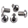 KOSJETHAS 20Pcs 1/4-20 x 1/2" Button Head Socket Cap Screws