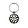 Dartboard Pendant Keychain keyring For Cars, Motorcycles, Bicycles