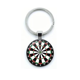 Dartboard Pendant Keychain keyring For Cars, Motorcycles, Bicycles