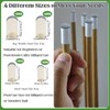 Keromtein 20pcs Slip On Pool Cue Tips, 4 Sizes Pool