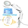 10X USB LED Magnifying Lamp with Clamp, 72 LEDs, Short