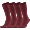Dafi soft 4 Pairs Men's Seamless Toe Cotton Socks -