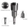 Hopbucan 5 PCS Steel Power Wing Nut Driver Set with
