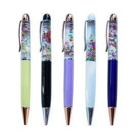 Sikyby Magic Wand Cute 3D Floater Liquid Writing Journaling Office Pen Unique Gift For Women Men Kids Set of 5 Pens