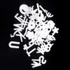 400 Pieces Characters White Letter Set for Changeable Felt Letter