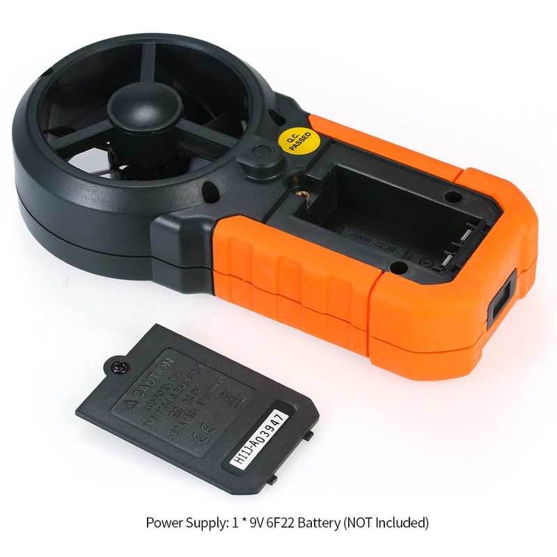PEAKMETER Handheld Anemometer Portable Wind Speed Meter CFM Meter Wind