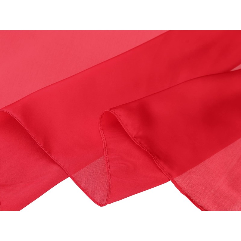Allegra K Scarf, Plain, Square, Neckerchief, 27.6 inches (70 cm),