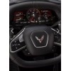 23766 C8 Corvette ACCELERATE YELLOW STEERING WHEEL STRIPE (2×5 Inches)