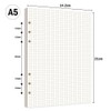 6 Pack A5 Refill Paper 6 Holes Paper Squared 270