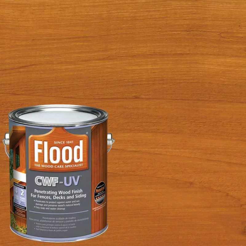 Flood Deck Stain 1 Gallon Wood Finish Acrylic Based Exterior