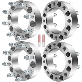 GDSMOTU 8x170 Wheel Spacers for Ford for F250/F350/Excursion/F250 Super Duty/F350 Super Duty, 4Pcs 2 inch Wheel Adapters & Spacers with 14X1.5 Studs 125mm Bore