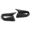 1 Pair Carbon Fiber Mirror Covers Ox Horn Style Car