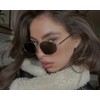 Johnny Depp Unisex Retro Aviator Sunglasses Metal Frame PC Lens
