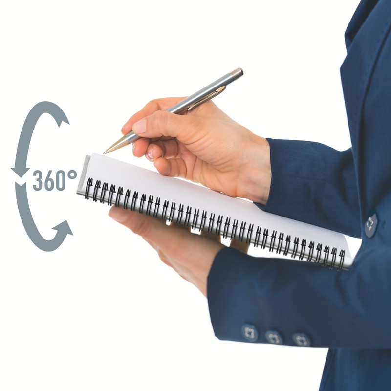 Leitz WOW College Pad in A4 Format, Ice Blue A4