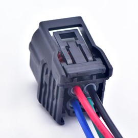 DECKBU 4 Pin Auto Waterproof Connector Air Intake Pressure Sensor O2 Oxygen Sensor Plug Wire Harness for Honda 36531-RNA-003(Black Upper Slot)..