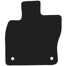 Wielganizator Driver's Velour Doormat Suitable for Seat Ateca (2016-) Crossover Driver's Side Driver's Mat Velour Floor Mat Black 1-Piece – Perfect Fit