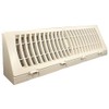 TruAire Plastic Baseboard Register (15" White) - Modern Vent for