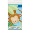 Unique Party 49743 - Plastic Boy Monkey Baby Shower Tablecloth,