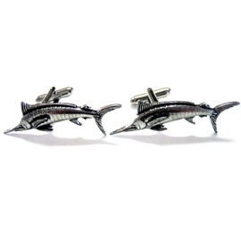 Kiola Designs Marlin Fish Cufflinks