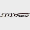 Triton Boat Raised Emblem Decal Sticker | 186 Escape